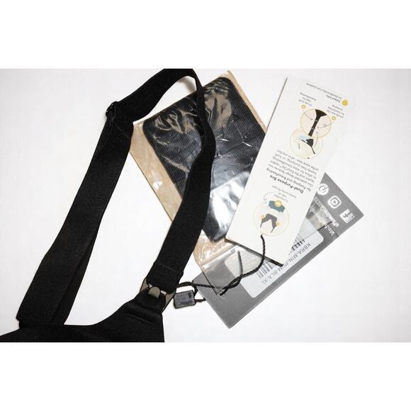 KINDRED BRAVELY Minimalist Hands-Free Pumping & Nursing Bra in Black - Picture 5 of 12